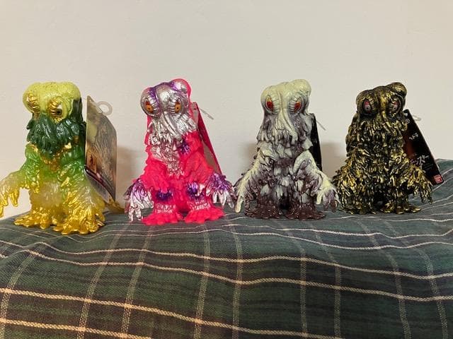 ★ヘドラ ムービーモンスター 4体セット レトロピンク チョコカラー ゴールド★