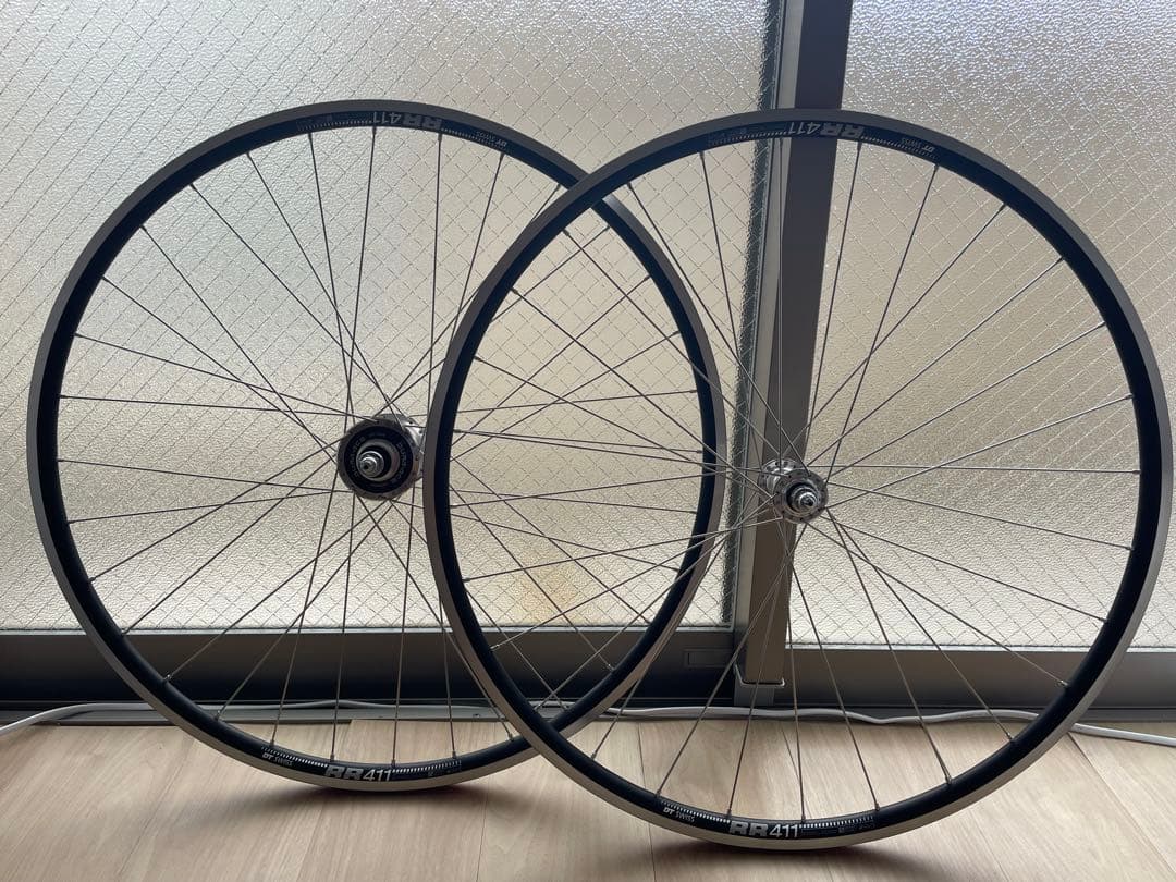 DT Swiss RR411 × Dura Ace Hub 手組みホイール
