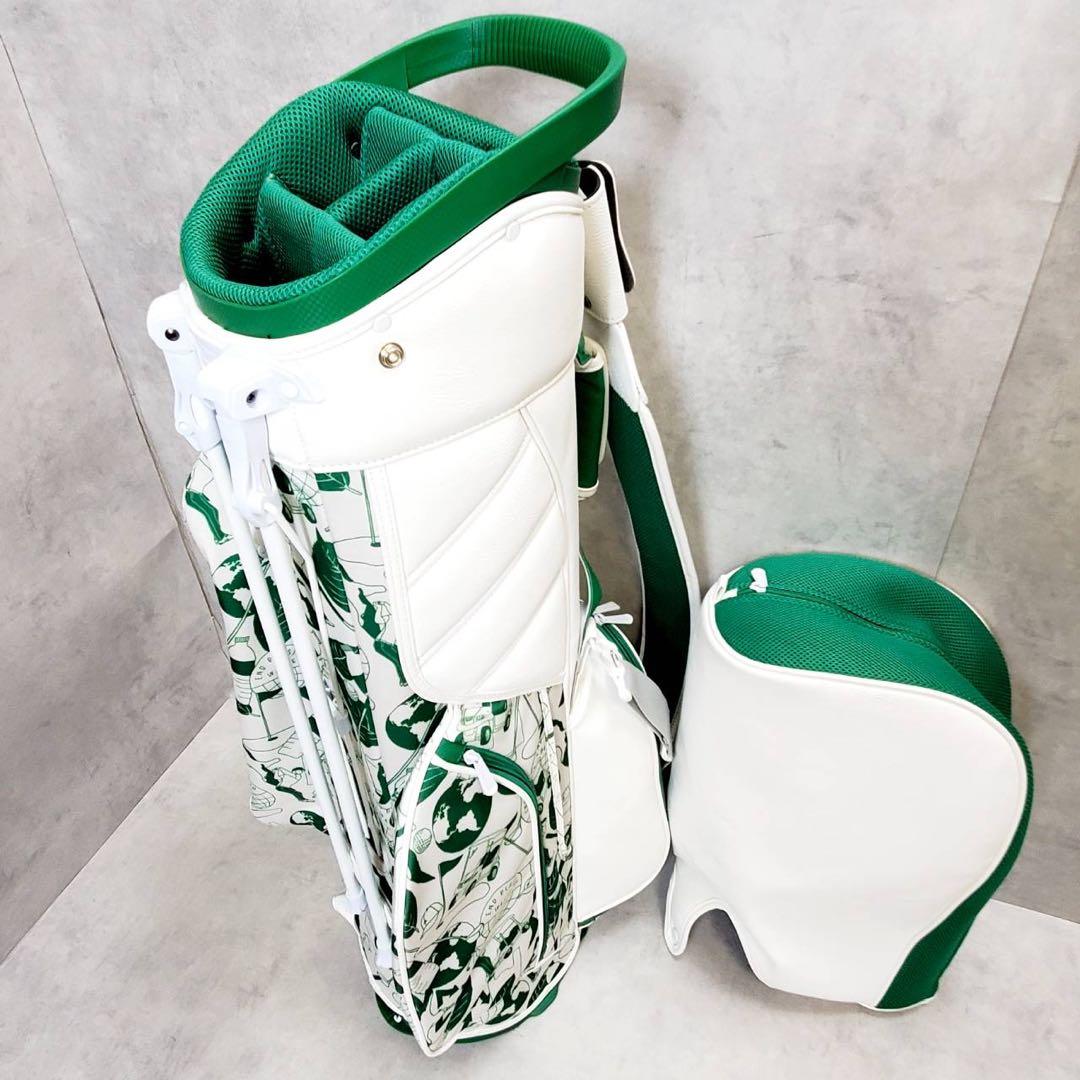 アディダス PLAY GREEN グラフィック スタンド式 キャディバッグ