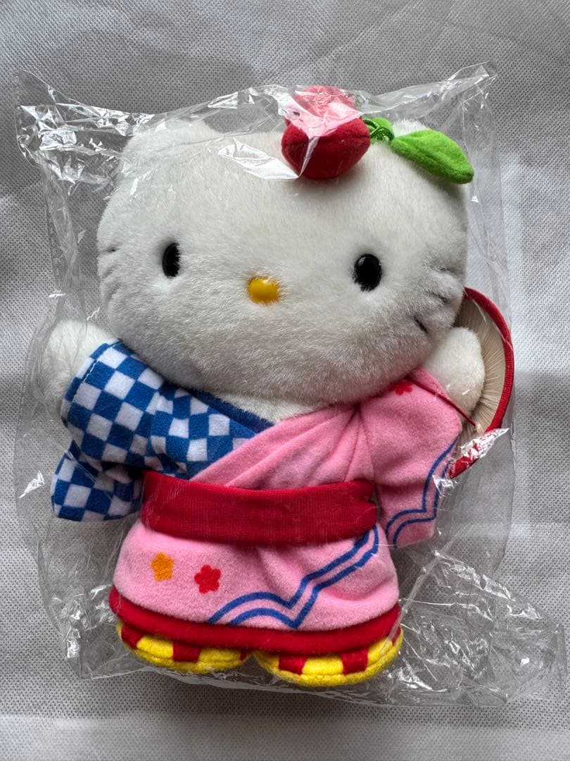 ご当地 ハローキティ ぬいぐるみ 山形限定　花笠キティ