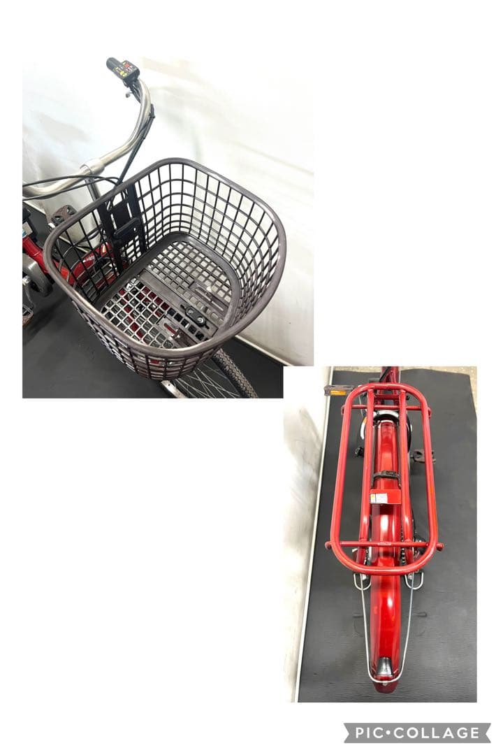 1年保証 ヤマハ　パスナチュラ　26インチ　街乗り　赤色　電動アシスト自転車