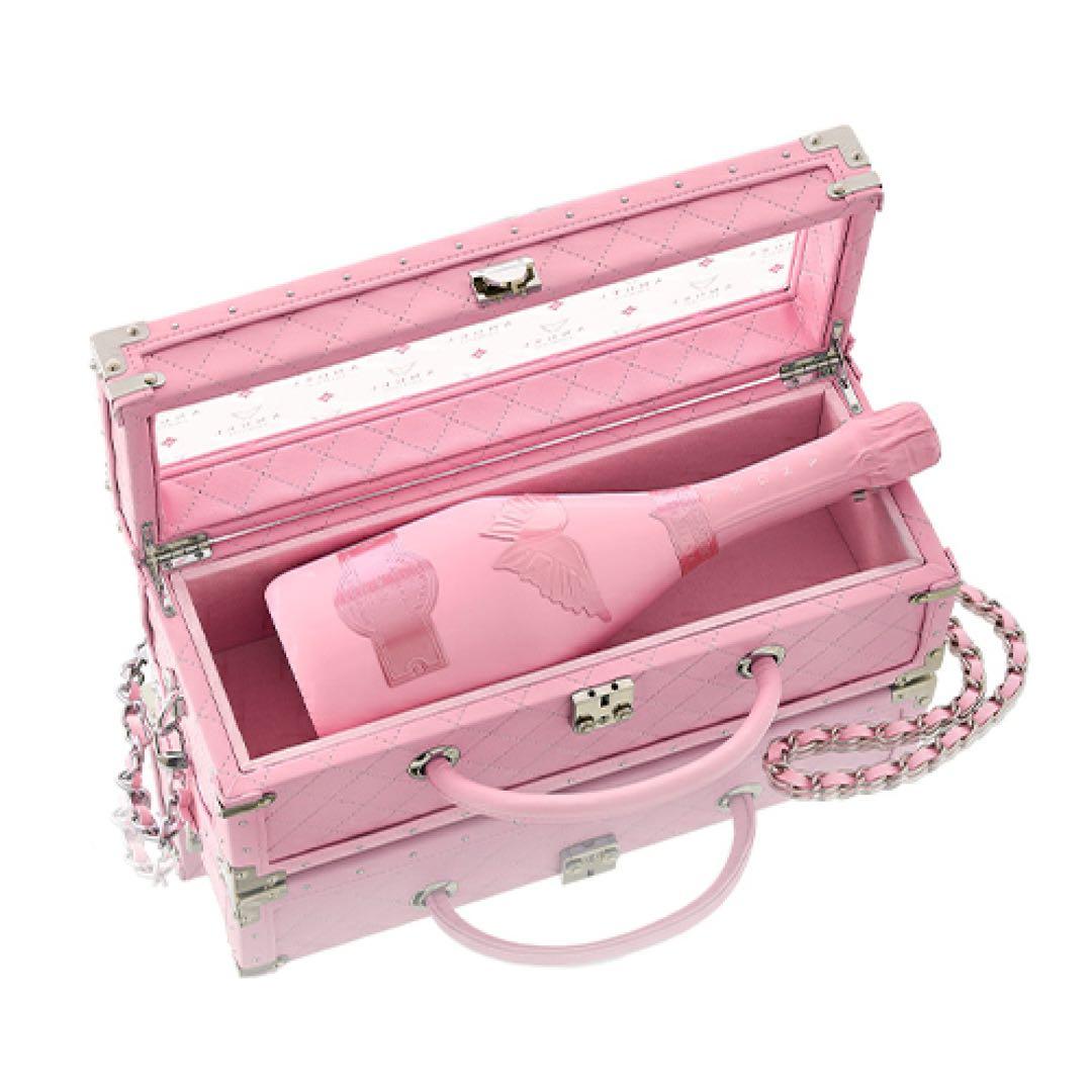 エンジェル シャンパン 未開栓 ピンク レザータイプ