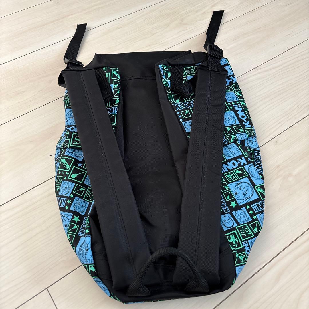 けいおん!! アウトドアリュック 黒 ブラック 青