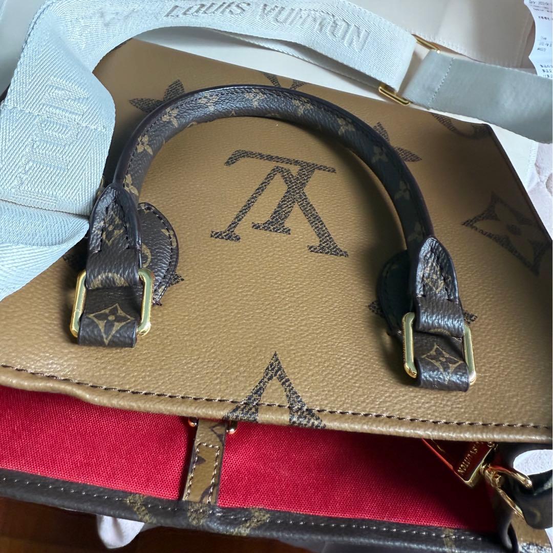 ◎即購入OK ブラウンとベージュのレザーショルダーバッグ