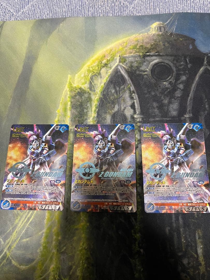 Zガンダム　ガンダムウォーネグザ　コレクタブルレア3枚セット