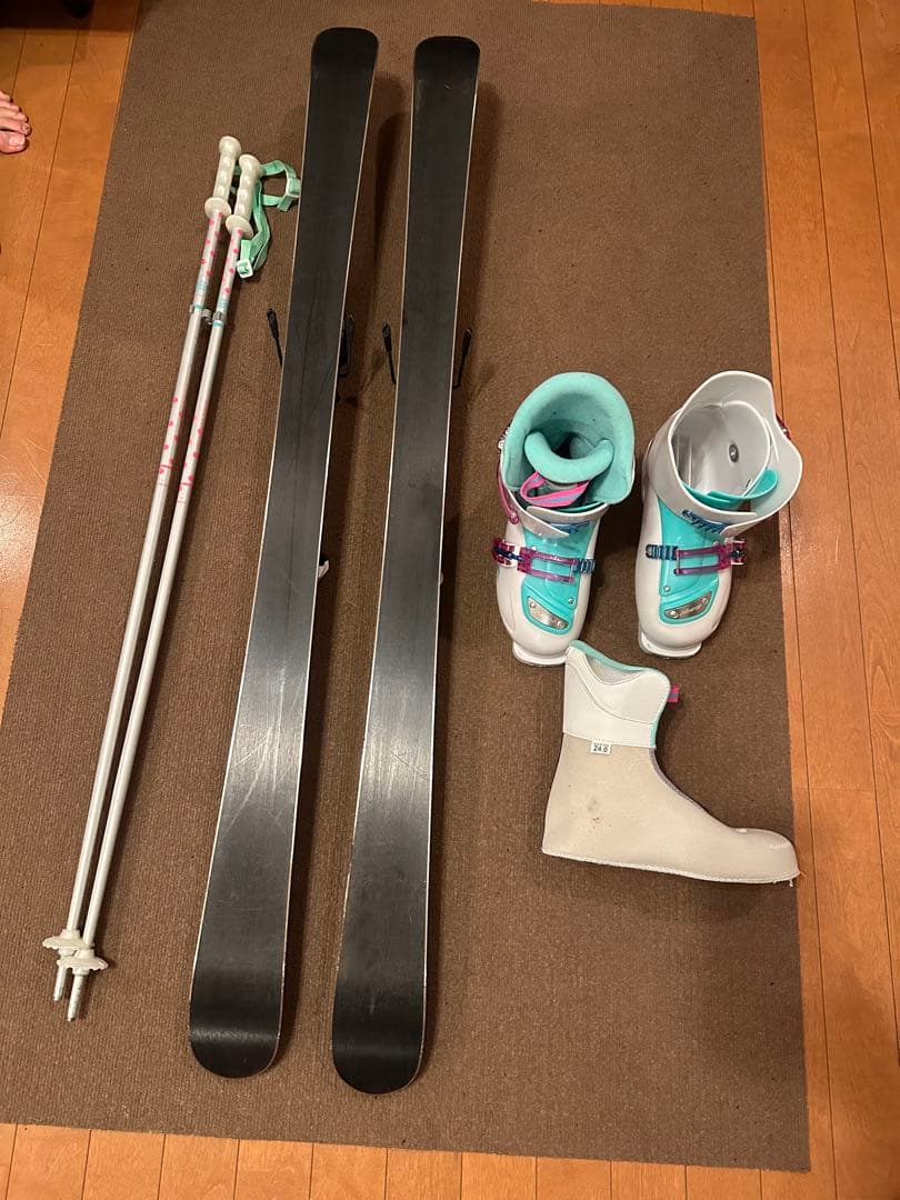 Hart スキー板126cm 靴サイズ24cm