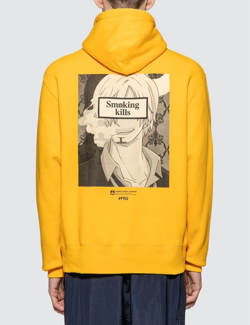 ウェア #FR2 X One Piece Sanji Smokers Hoodie M