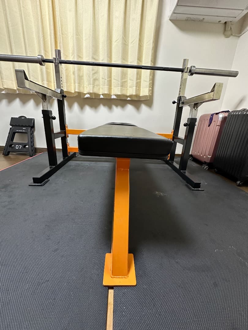 《Bo-bobo》ベンチプレス台　 バーベル・プレート・プレートラック