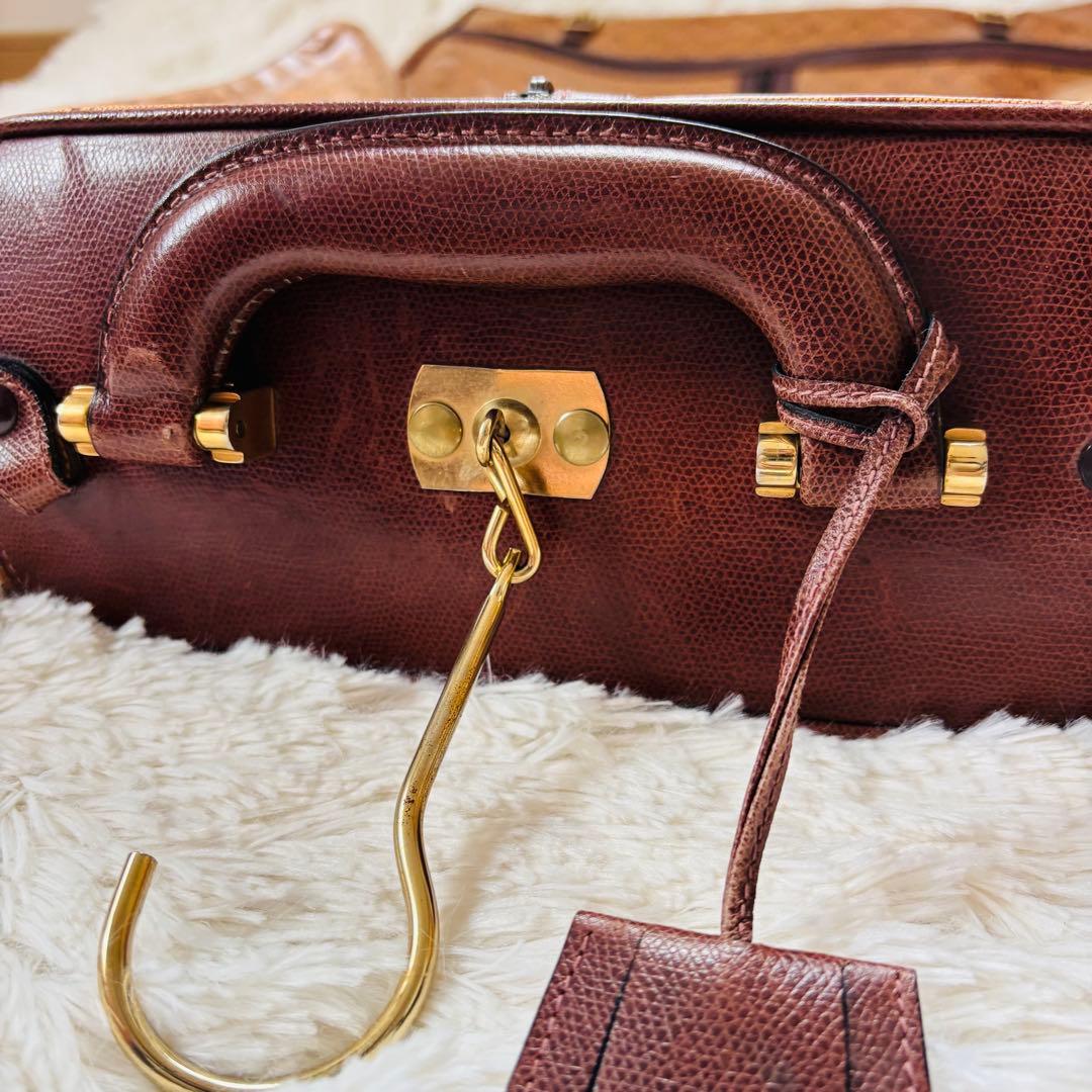 希少　モラビト　ガーメントケース　総柄　スーツケース　トランク　出張　ハンガー