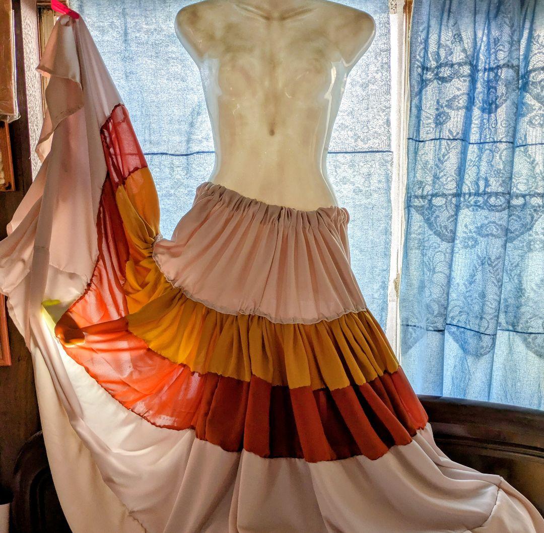 ベリーダンス 衣装 ジプシースカート 10ヤード 新品