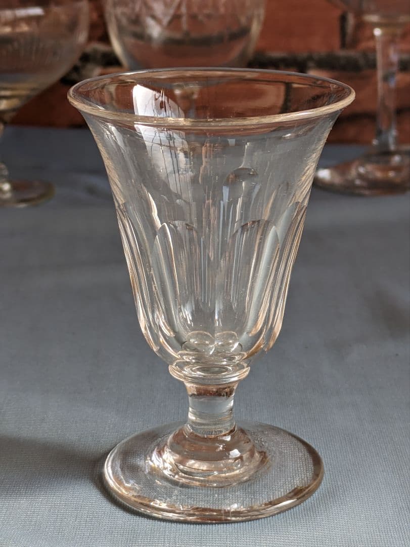 イギリスアンティーク　1910〜1930年代 アンティークグラス　5個セット