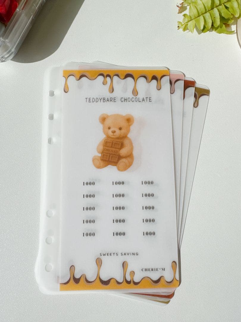 A6リフィル teddy bear chocolate 1800円