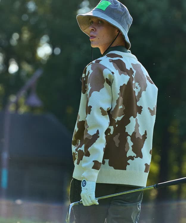 PW CIRCULUS 【MEN】ピント柄ニット