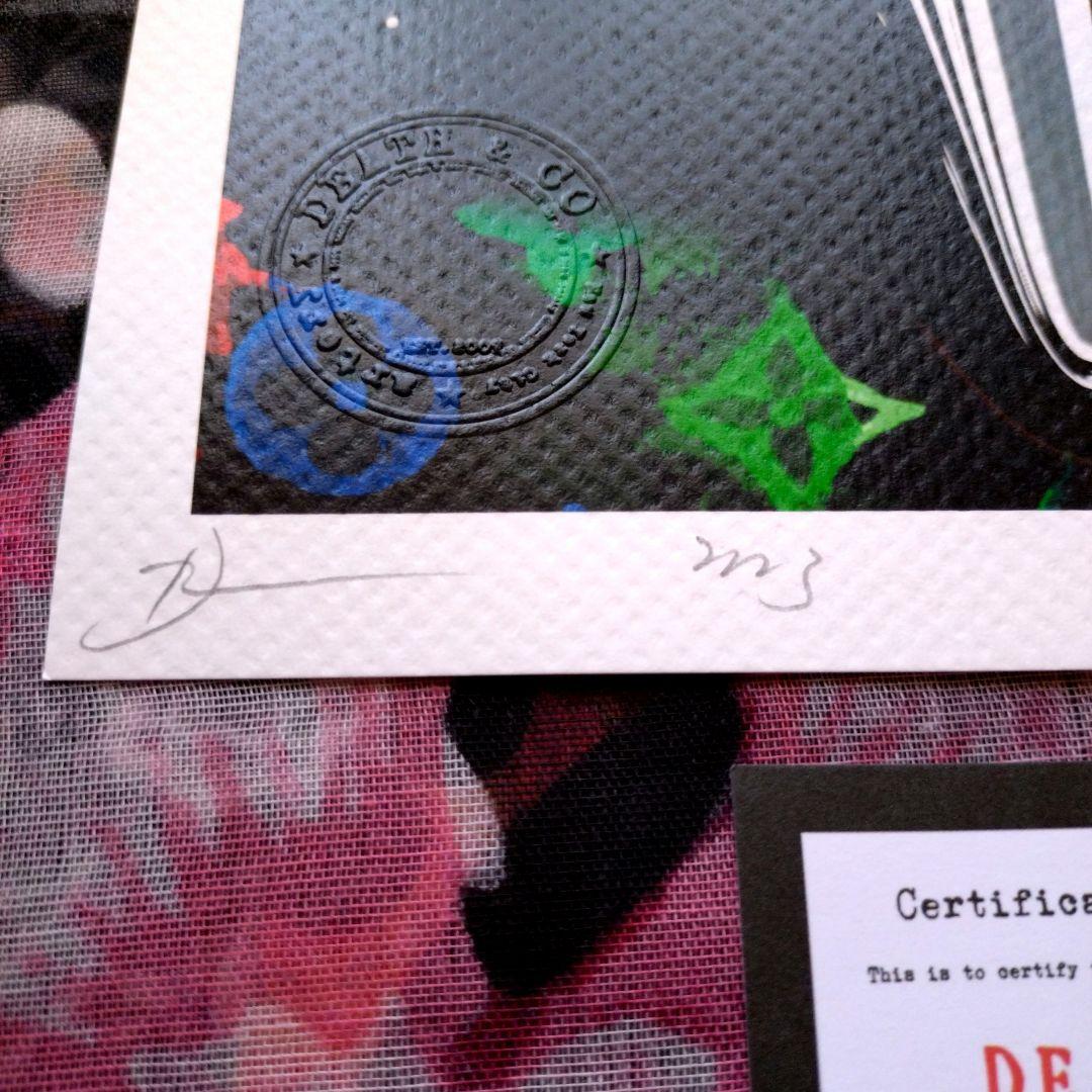 kazu　額装　death nyc 世界限定100枚　スヌーピー　ポルシェ