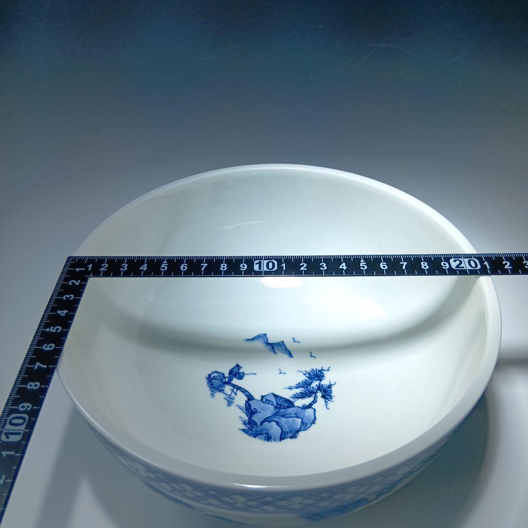 値下げ茶道具　加藤幸治作　山水絵　水指　 共箱　未使用品　美品