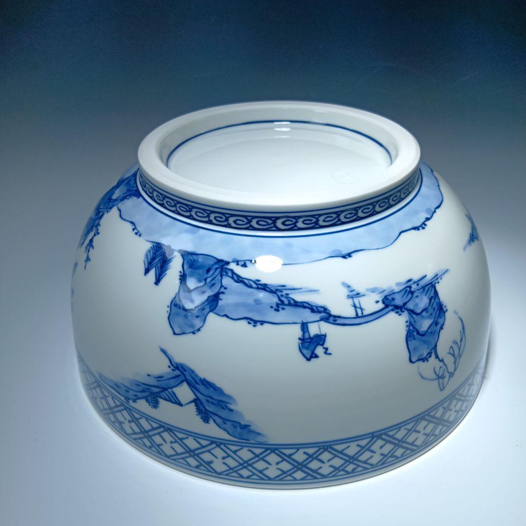 値下げ茶道具　加藤幸治作　山水絵　水指　 共箱　未使用品　美品