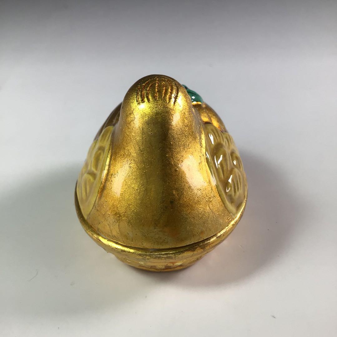 Ｒ７２５　香合　『中村翠嵐造』『交趾白檀』『花喰鳥香合』　共箱　茶道具