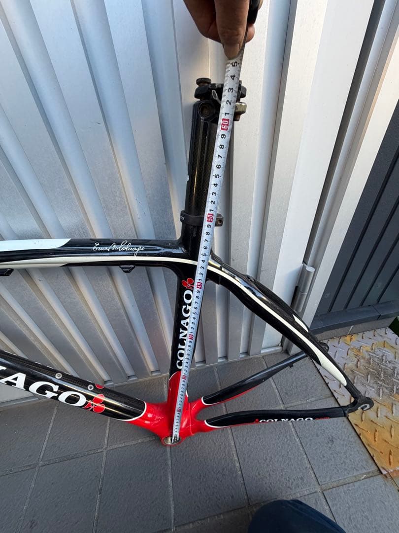 COLNAGO CX-ZERO カーボンフレームセット フォーク塗装割れ？