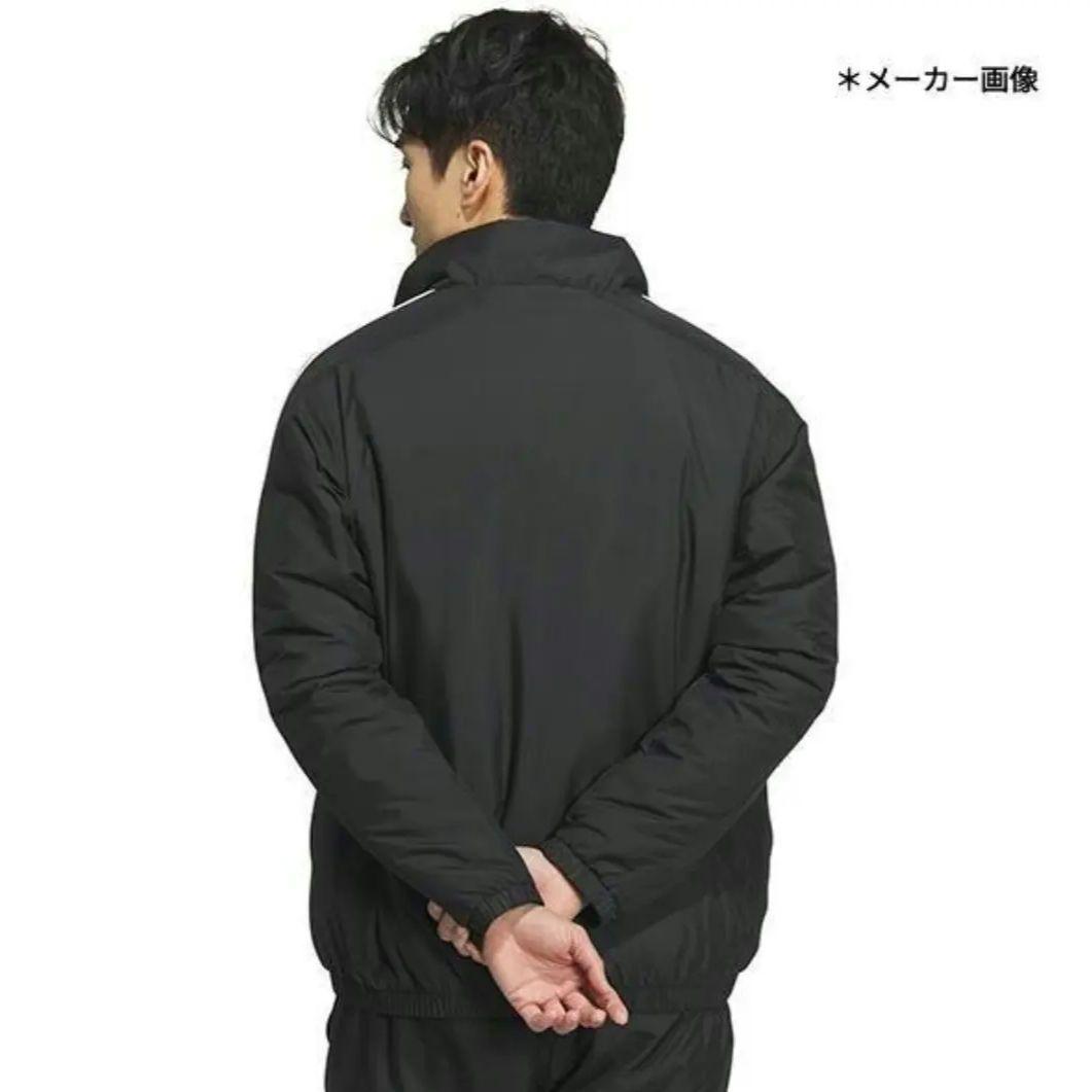 新品 アディダス KWX74 パデッドトラックジャケット 軽量 保温 黒 M
