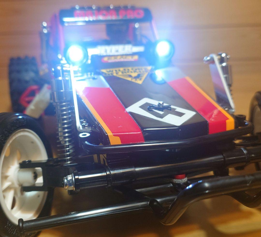 タミヤRCワイルドワンLEDライト付プロポ＆バッテリー充電器付完成品