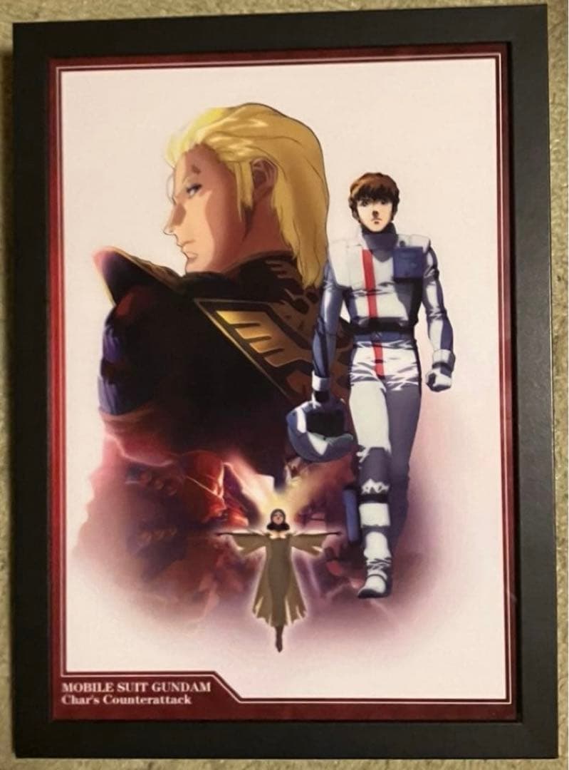 機動戦士ガンダム 逆襲のシャア アムロ&シャア&ララァ 額装品 アートパネル