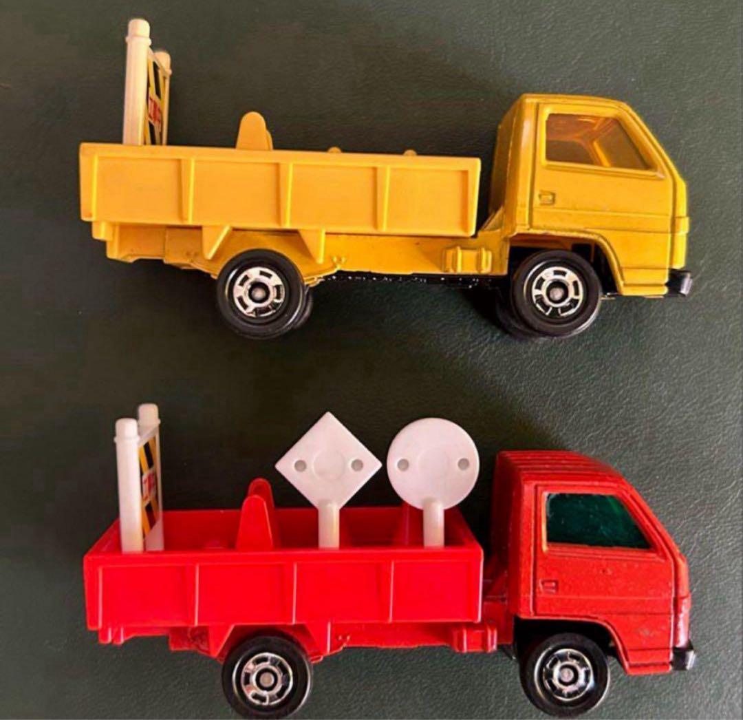 トミカ いすゞ エルフ 道路工事標識車 2台セット