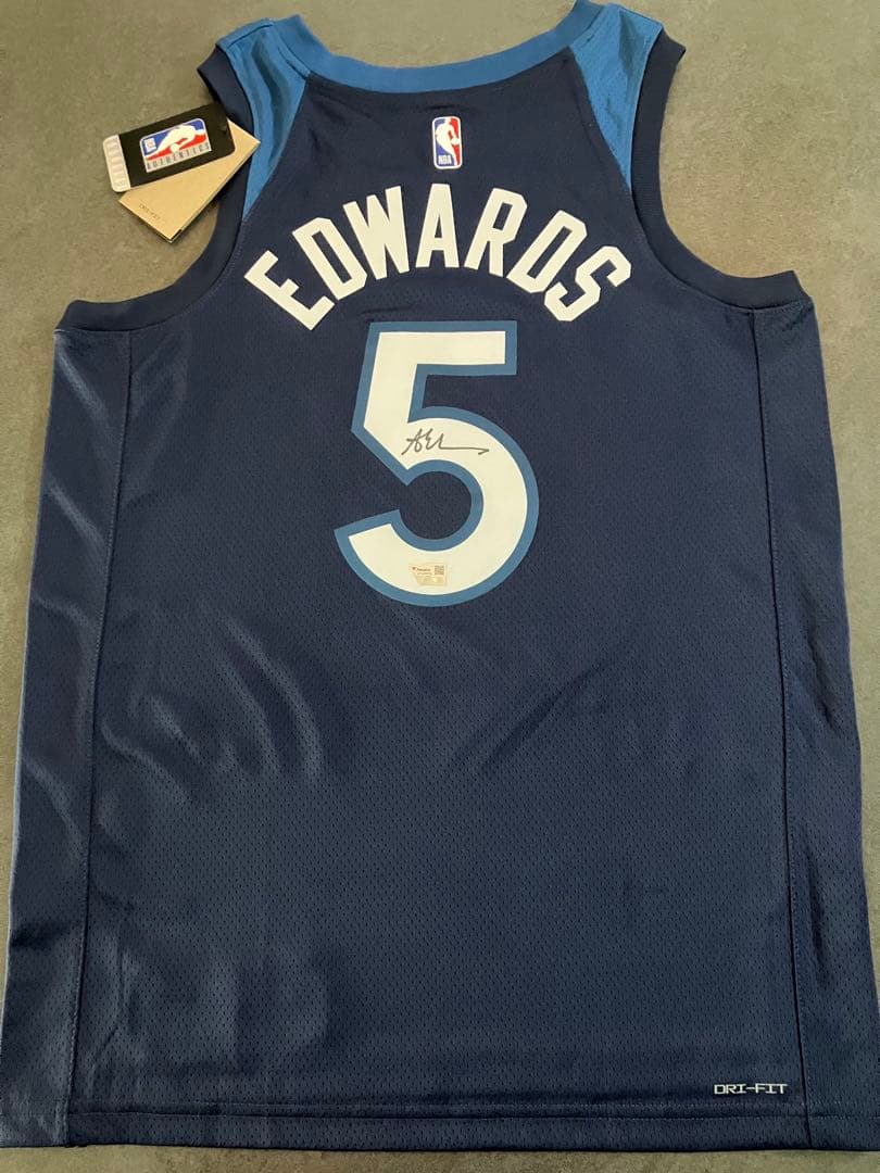 【fanatics】Anthony Edwards 直筆サインユニフォーム