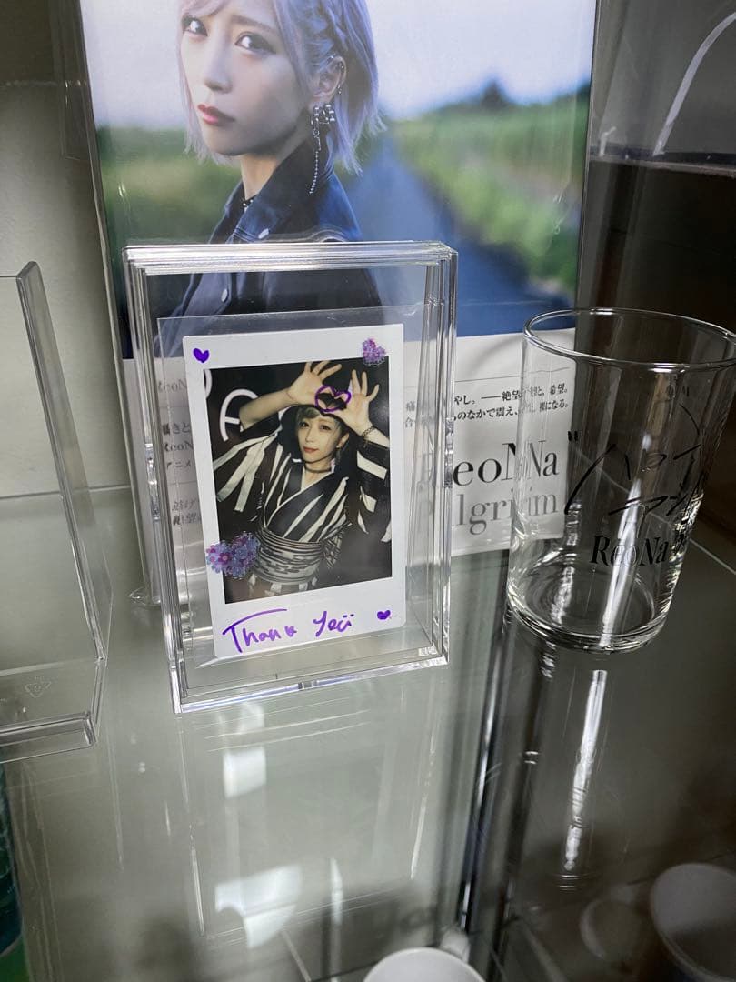 ReoNa サイン入り　チェキ　浴衣　デビュー前