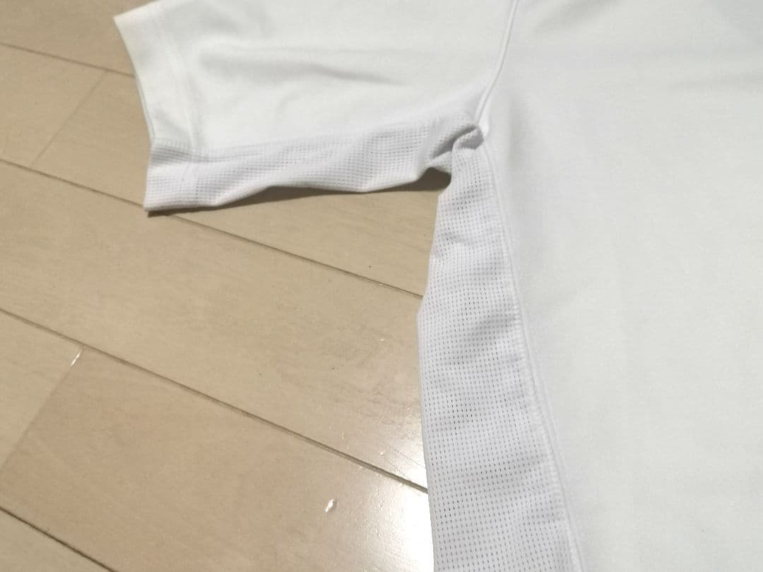 【Ｍサイズ・希少なサイドメッシュモデル】TFW49 モックネックTシャツ 白