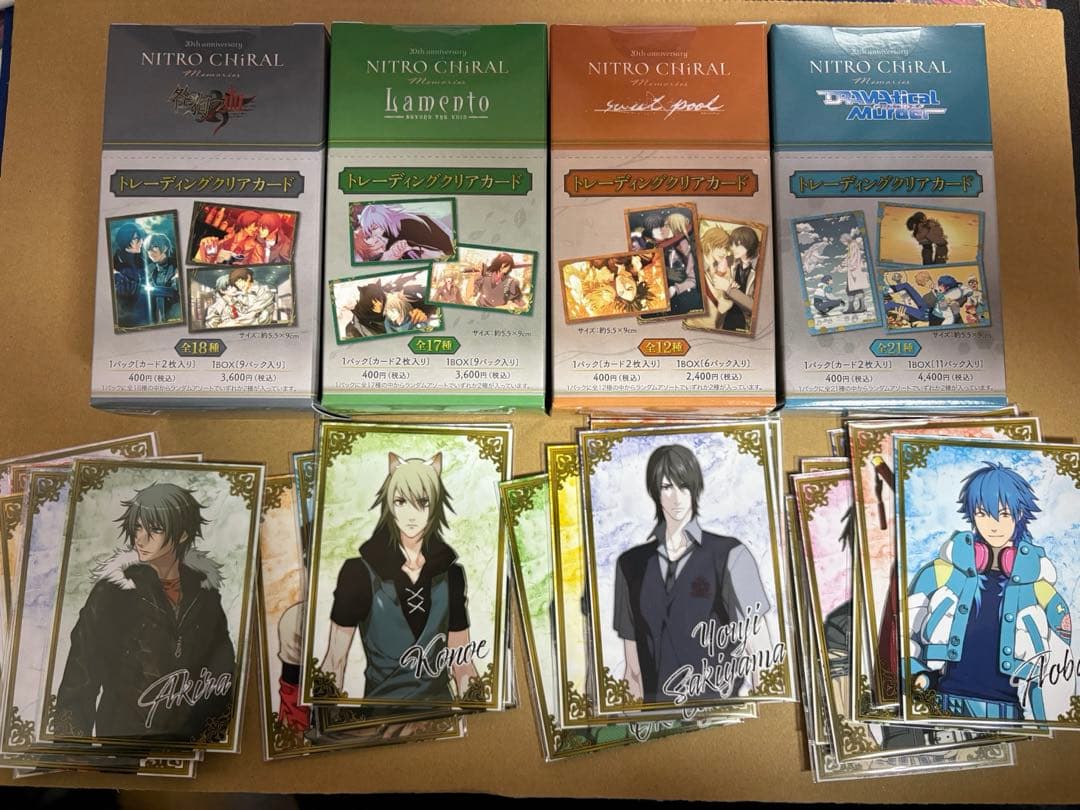 キラメモ展　トレーディングクリアカード+特典カード