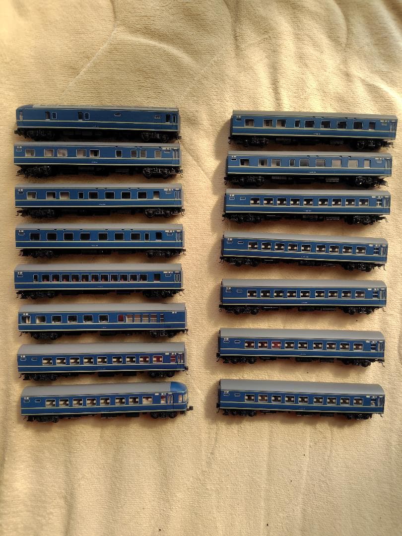KATO 10-1321+1322 20系寝台特急あさかぜ基本+増結=15両フル