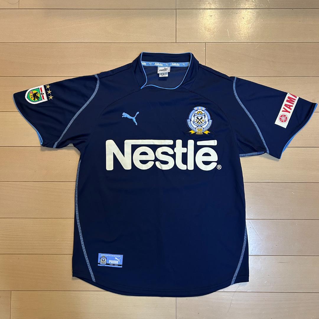 【新品・未使用】ジュビロ磐田・プーマ・ユニフォーム・Mサイズ・１０周年記念３ｒｄ