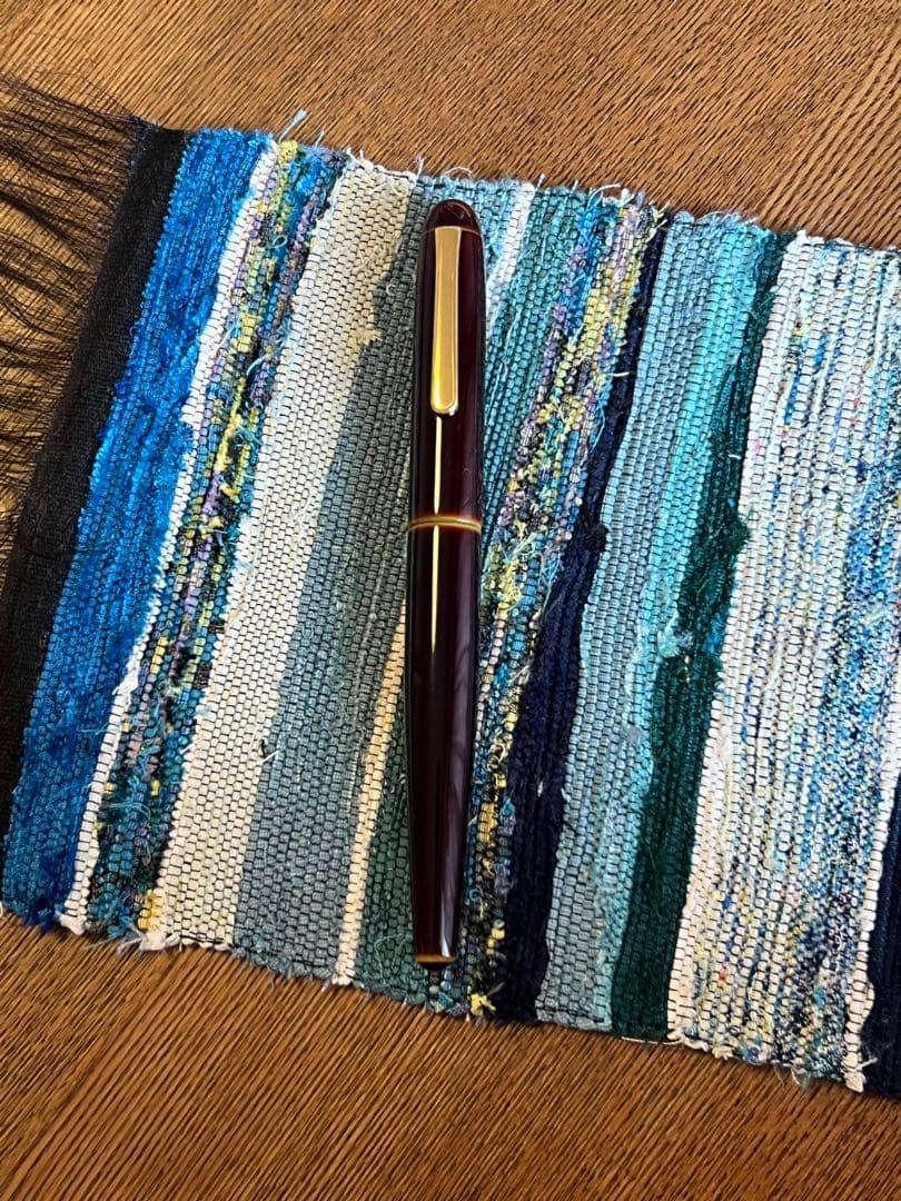 中屋万年筆 碧溜塗り