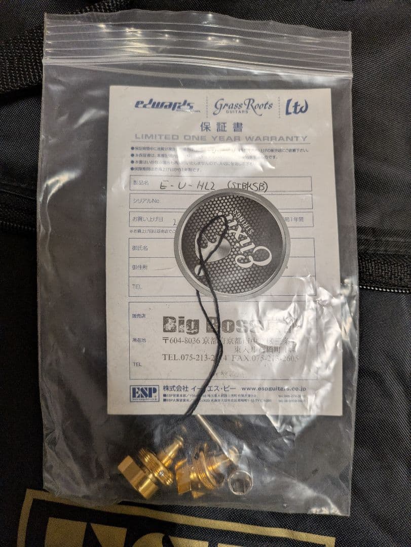 【美品】 the GazettE 麗 モデル　Edwards E-U-HL2 黒