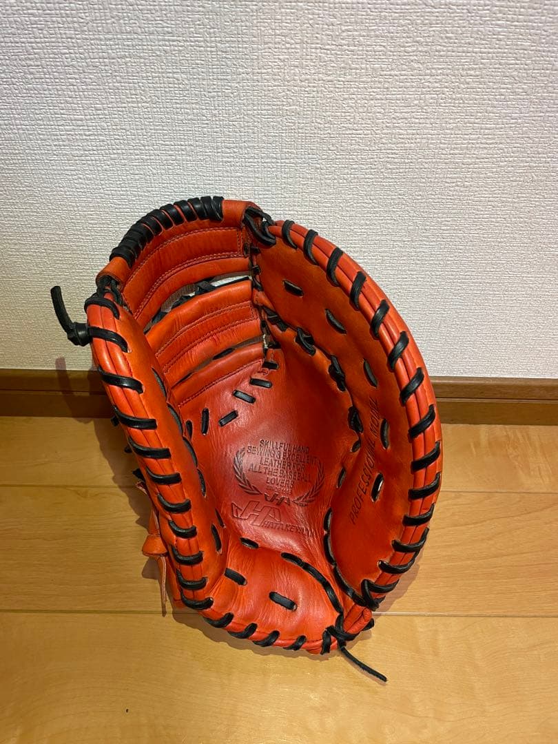 ま*も様 大人用　ハタケヤマ 軟式グローブ ファーストミット