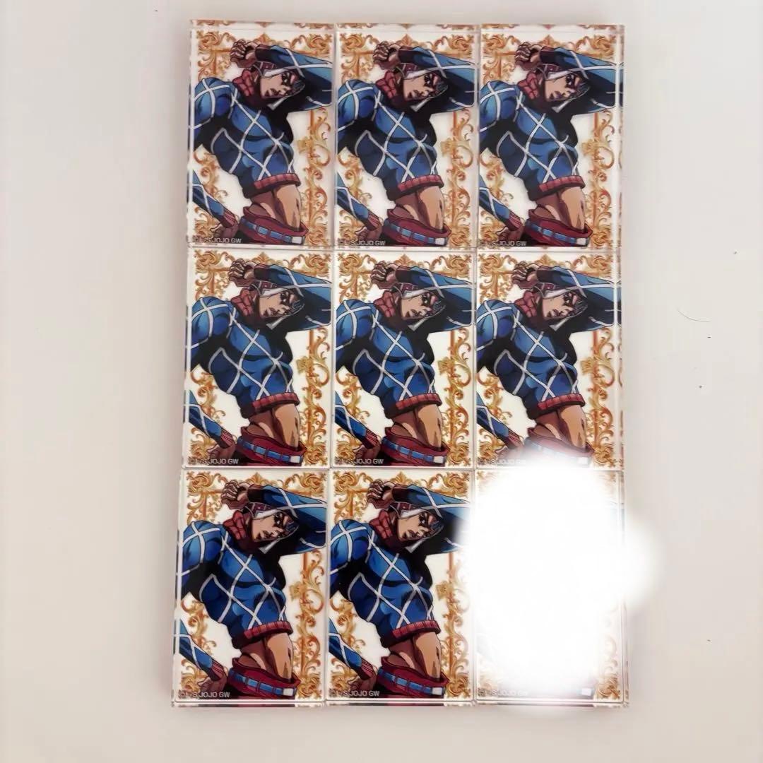 ジョジョの奇妙な冒険 ミスタ アクリルブロック 9個セット メディコス