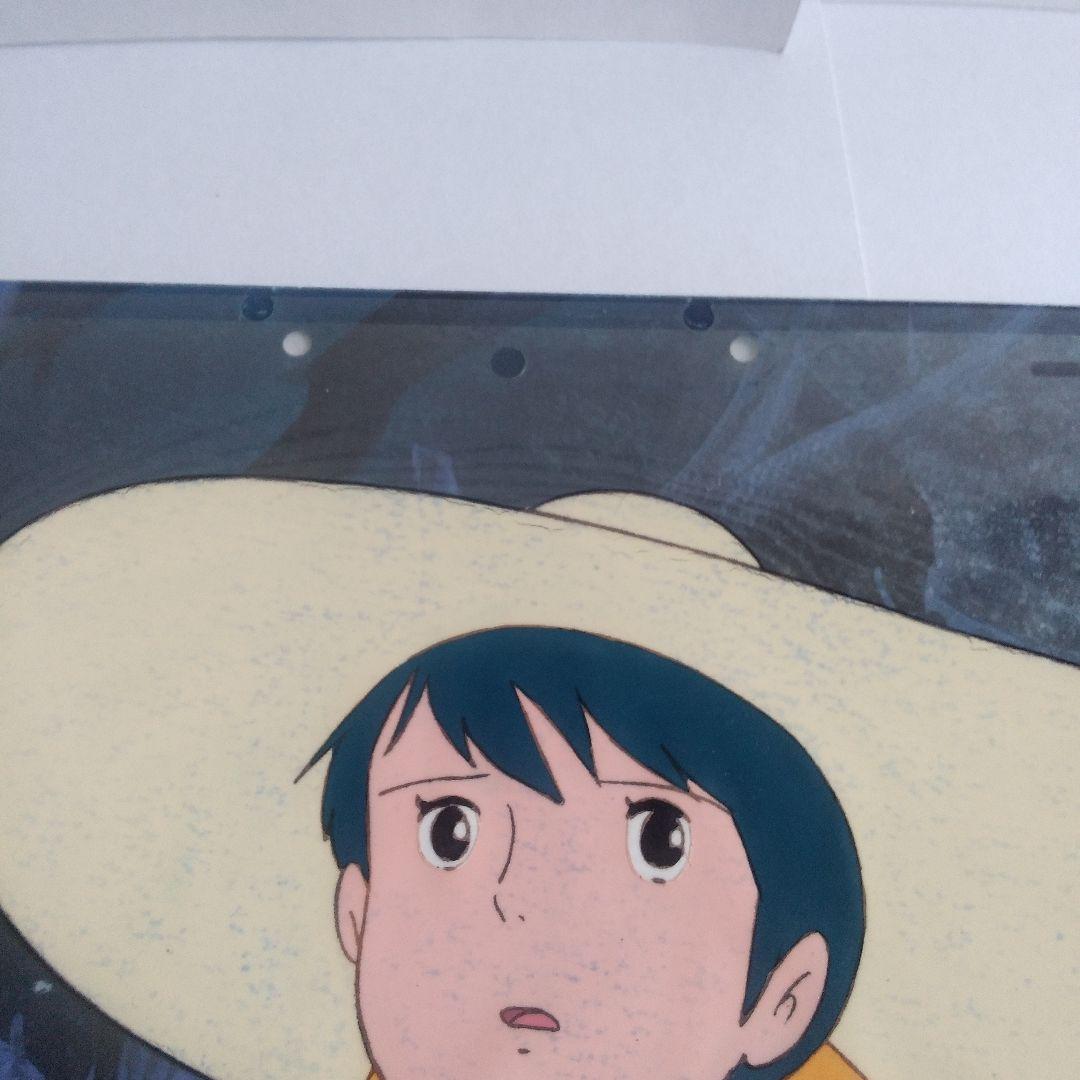 未来少年コナン ラナ セル画　同話背景付き　宮崎駿