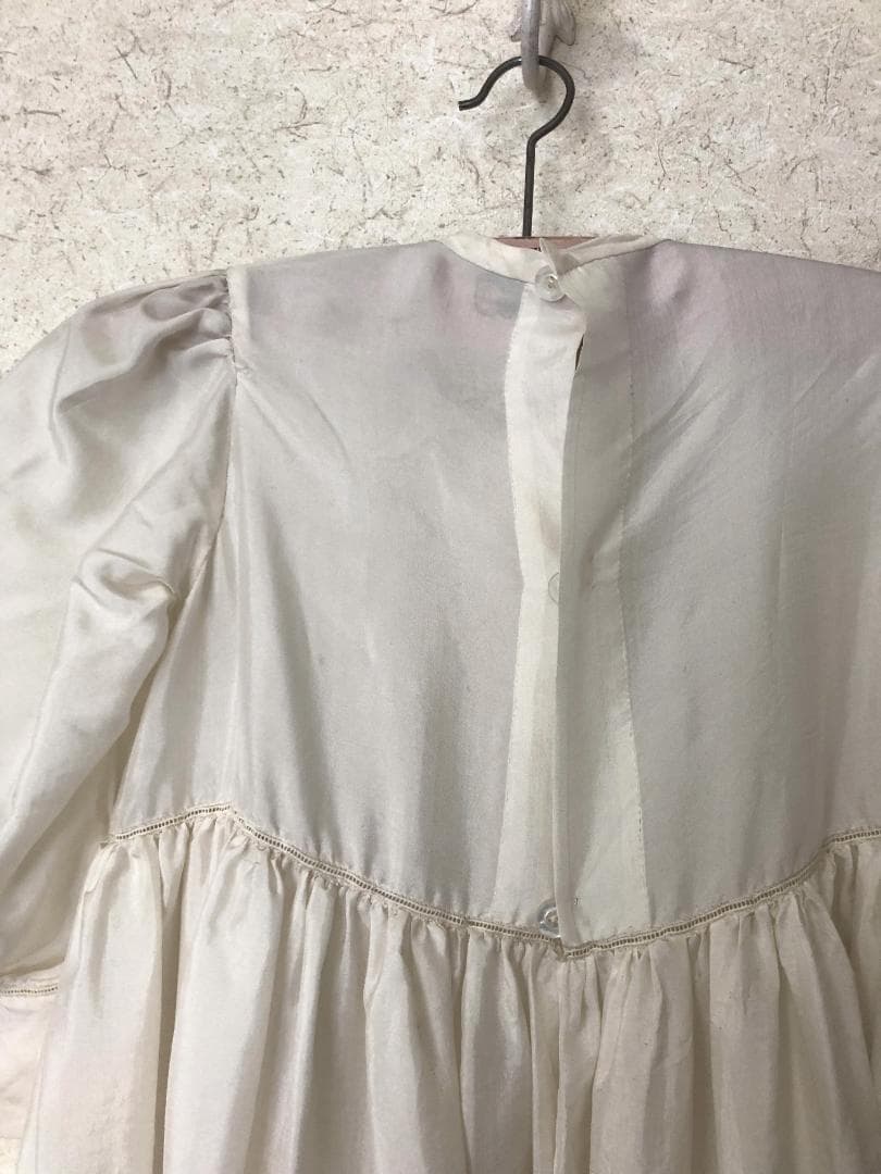 フランスアンティーク　コミュニオン　ドレス　初聖体   ハンガー付き