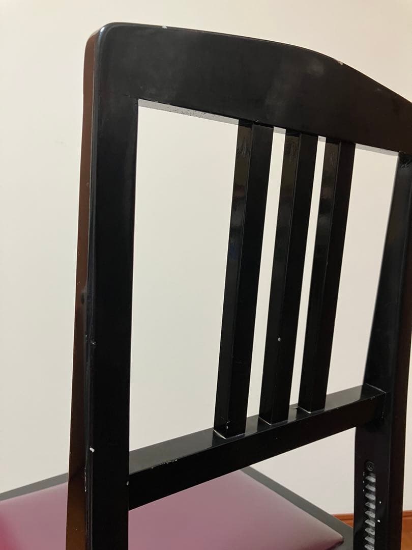 トムソン椅子　ピアノ椅子　背もたれ椅子