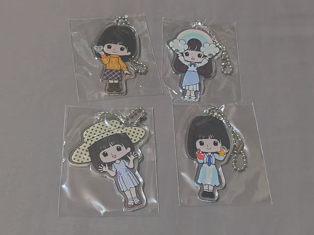 STU48の7ならべ　清水紗良 チェキ5枚　アクリルキーホルダー4個　セット