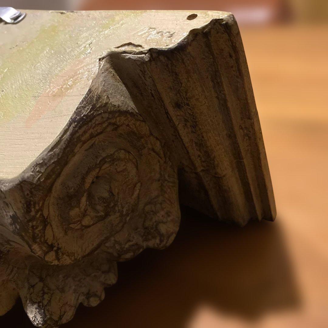 入手困難 イギリス購入 アンティークウォールシェルフ