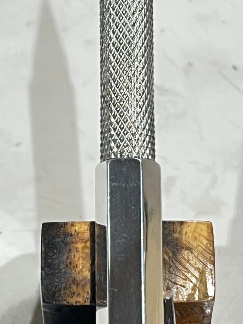 pg5 ステンレス/六角軸/ローレット/ノックカバーロング/ノックボタン