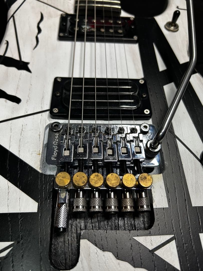 washburn USA N4 白黒フランケンリフィニッシュ！ヌーノ/NUNO