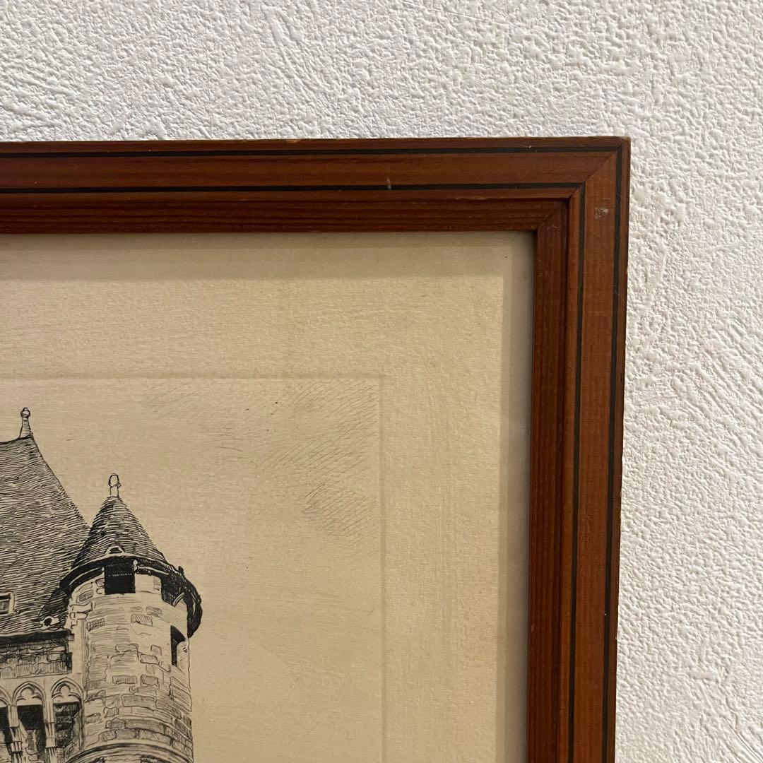 値下げ❗️フランス ヴィンテージ アンティーク アートフレーム 絵画 額縁 壁掛け