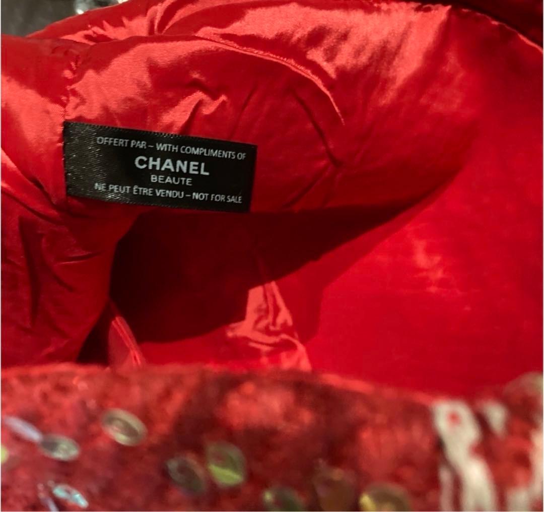 CHANEL トートバッグ シャネルノベルティ　バッグ　ショルダーバッグ　赤