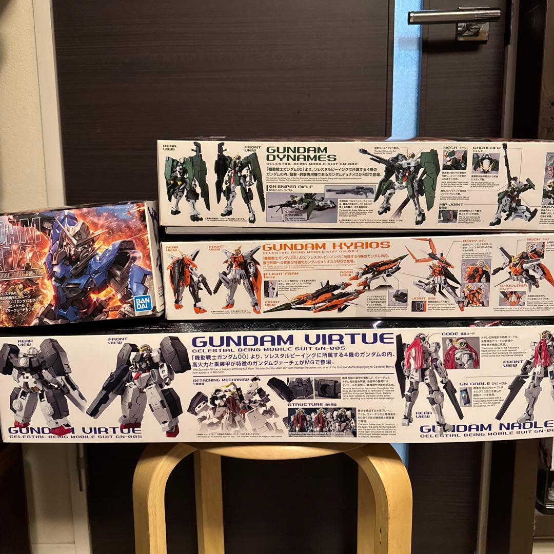 MG エクシア　キュリオス　デュナメス　ヴァーチェ　セット　ダブルオー