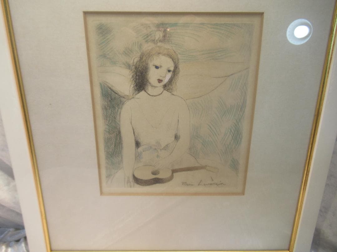 マリーローランサン　リトグラフ