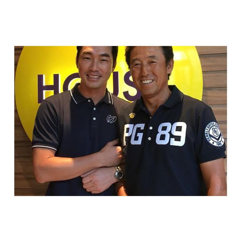 パーリーゲイツ ニコちゃん PG スマイル 89 ロゴ 鹿の子 ポロシャツ 3