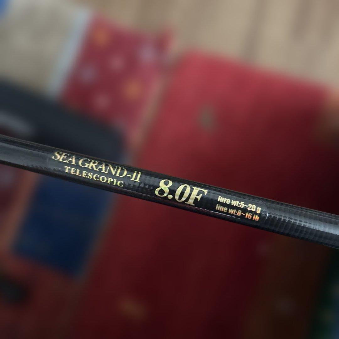 TIGA SEA GRAND2 テレスコピック　8.0F ケース付き