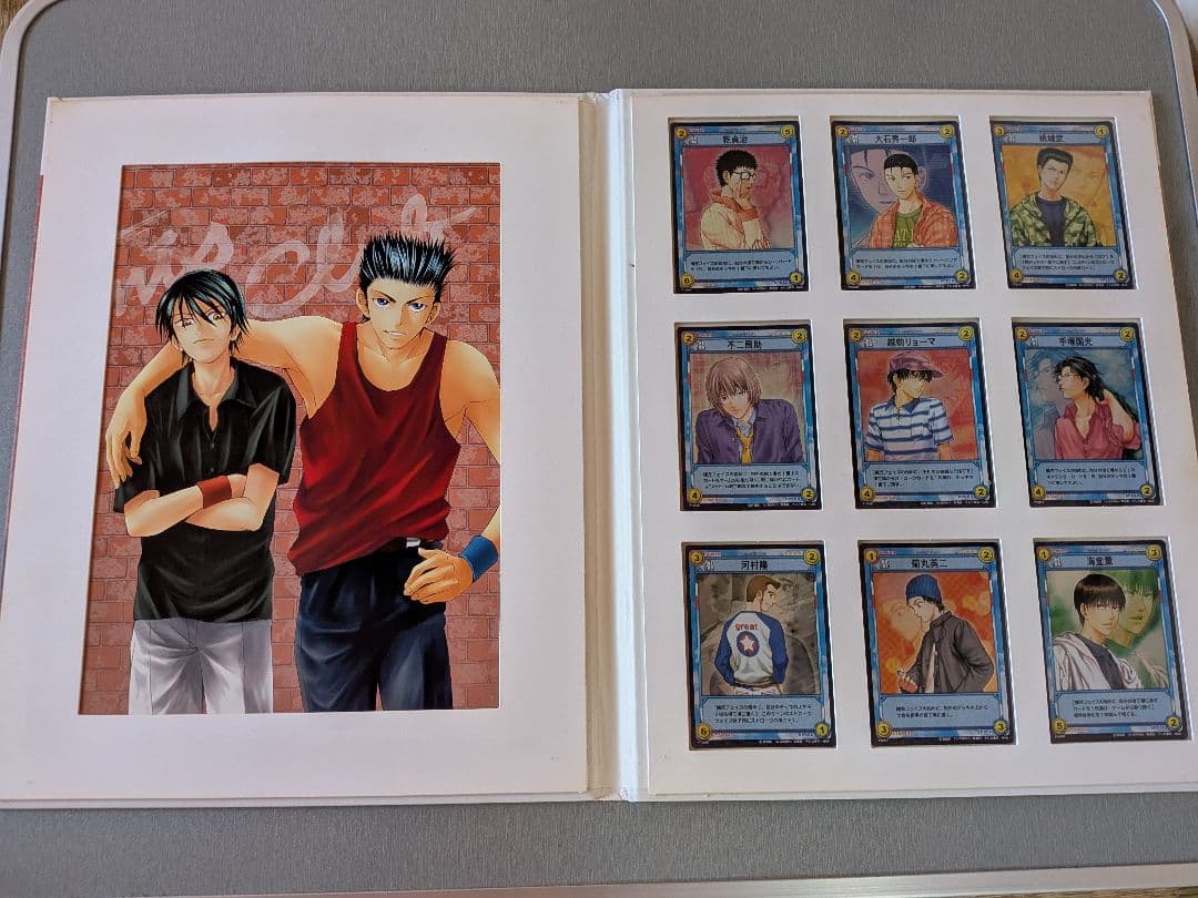 【貴重】テニスの王子様 トレーディングカード ファイル 専用カード全9種入り